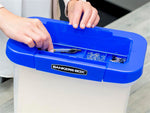 Bankers Box Locking File Portable Tote, Letter Size, Blue/Clear (0086301)
