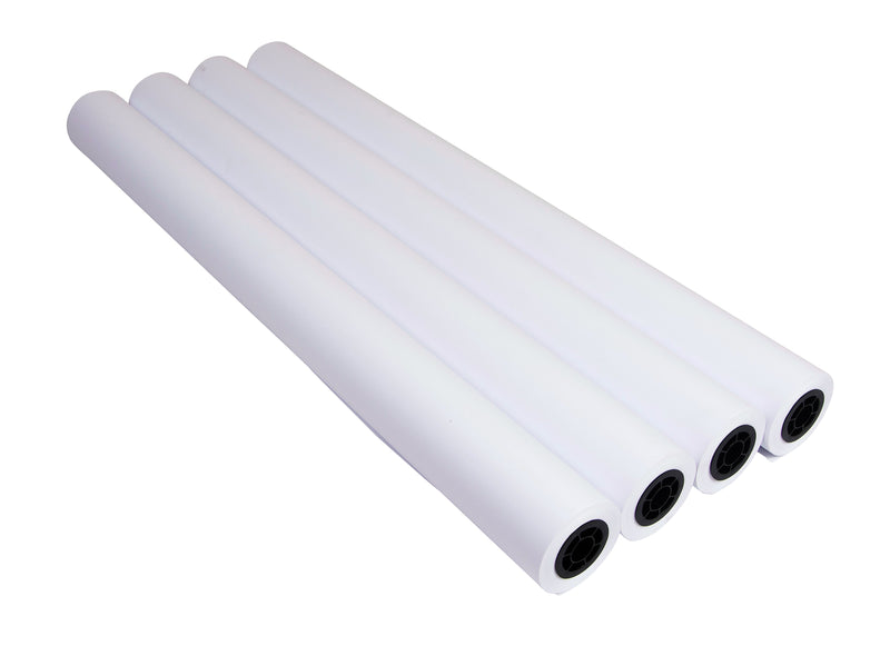 SCA Inkjet Bond Paper, 20lb 92 bright, 36"x150', 4 rolls/carton, (IJB2036150)