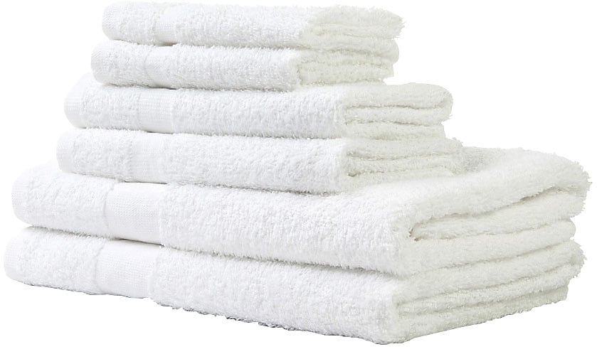 24 x 50 COTTON BATH TOWEL WHITE (CC2450)