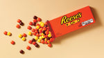 Reese's Pieces Peanut Butter Milk Chocolate Pieces, 4 oz., 12/Carton (HEC11470)