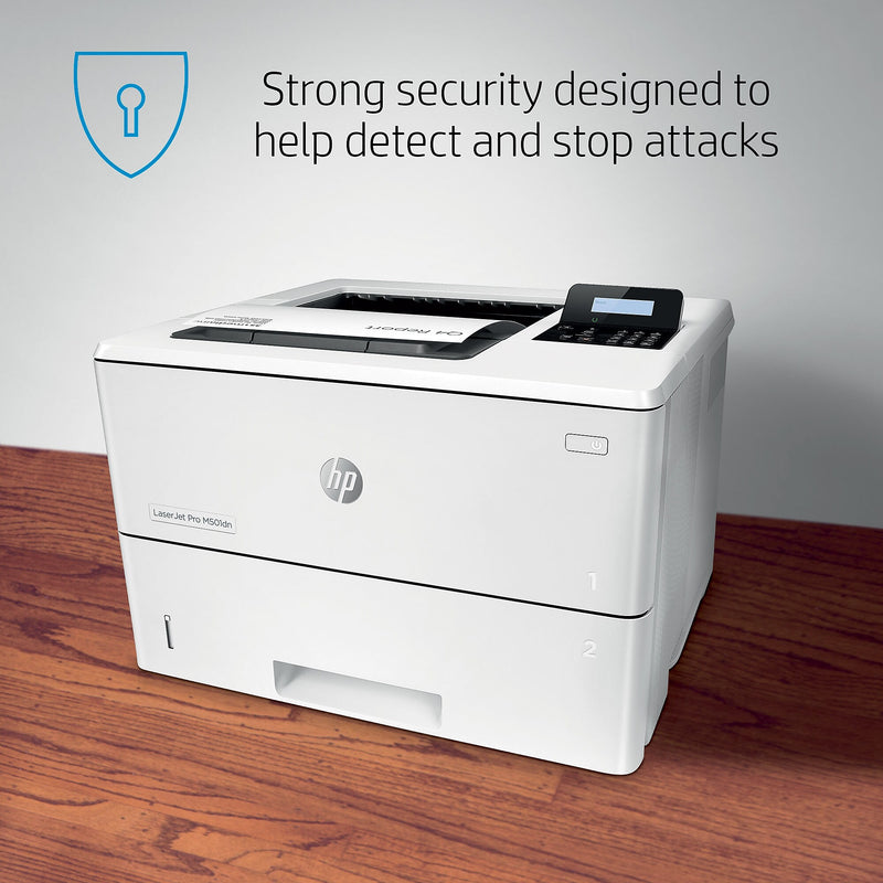 HP LaserJet Pro M501dn Black & White Laser Printer, Single-Function, Print (J8H61A#BGJ)
