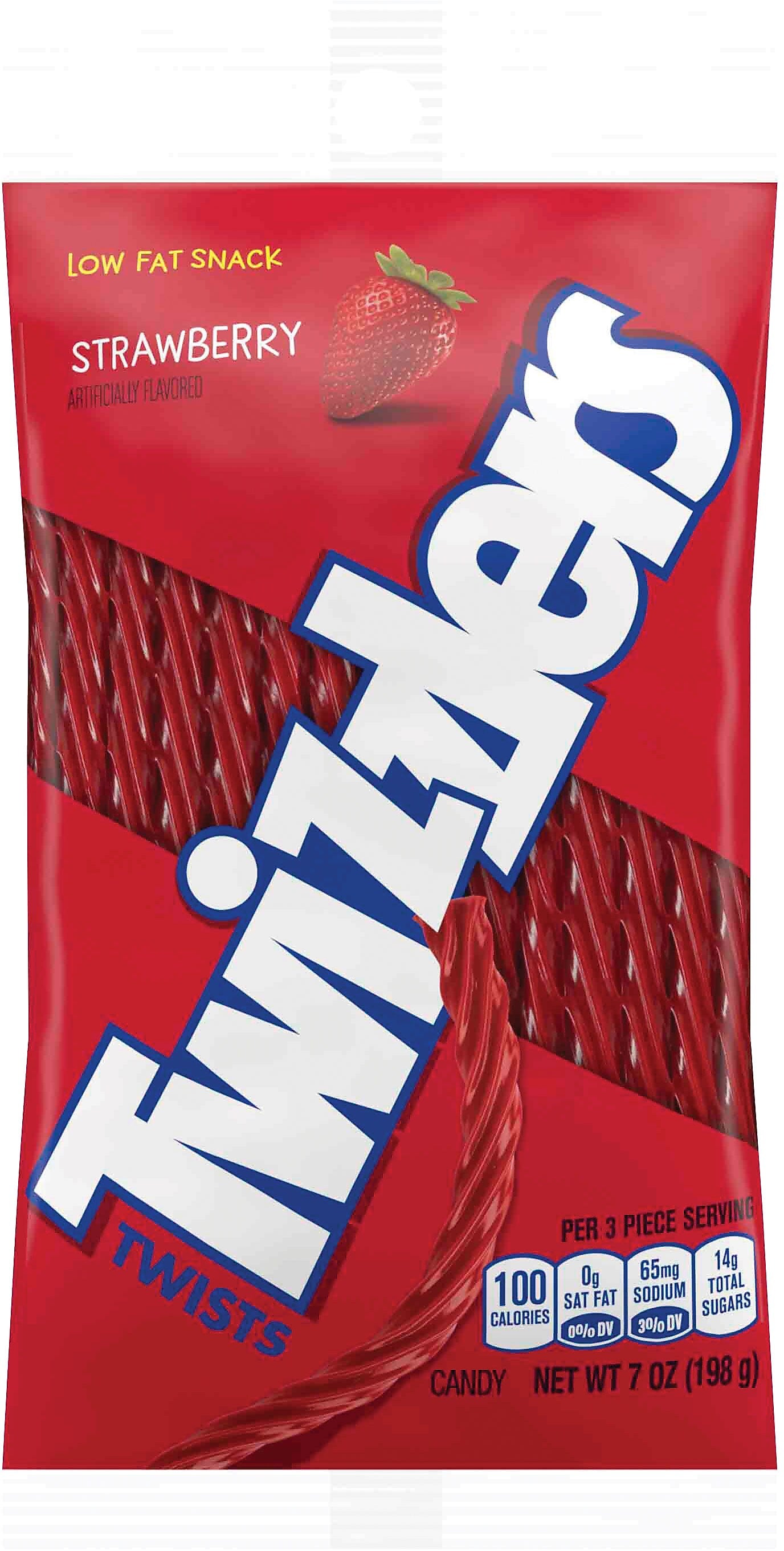 Twizzlers Strawberry Twists Licorice, 7 oz., 12/Carton (HEC54402)