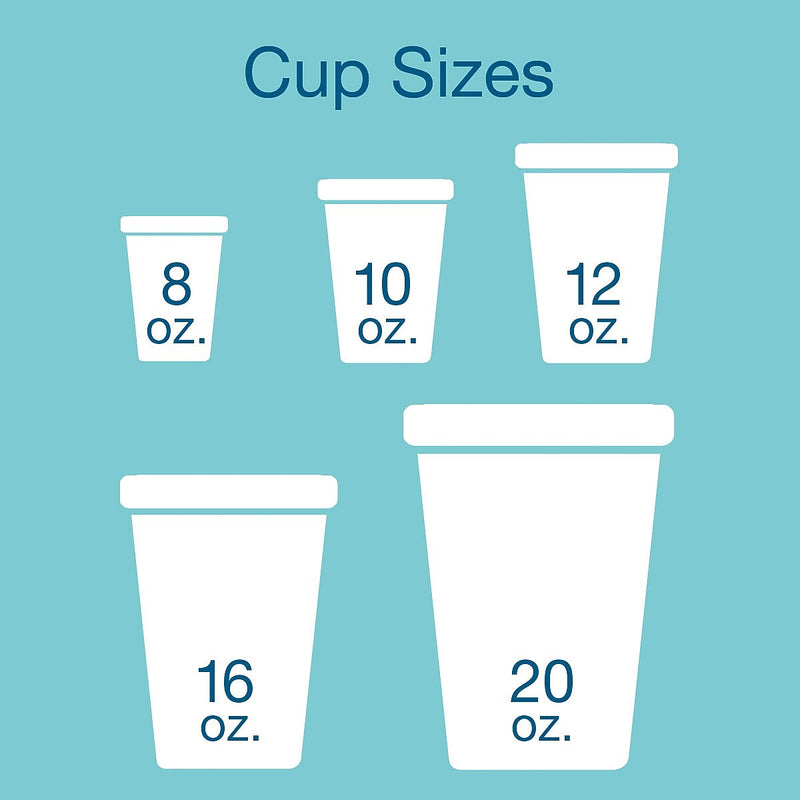 Solo Single-Sided Poly Paper Hot Cups, 8oz, White, 50/Bag, 20 Bags/Ct