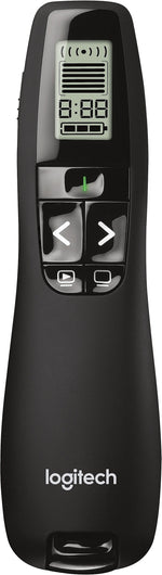 Logitech R800 Professional Laser Pointer, 100' Range, Green (910-001350)