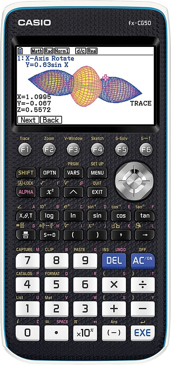 Casio Prizm FX-CG50 Graphing Calculator, Black (FX-CG50)