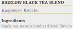 Bigelow Raspberry Royale Black Tea Bags, 28/Box (RCB003401)