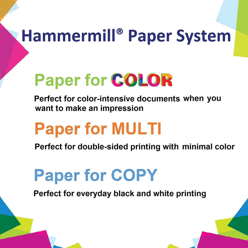 Hammermill Fore MP Colors Color Copy Paper, 20 lbs., 8.5" x 11", Gray, 500/Ream (102889)