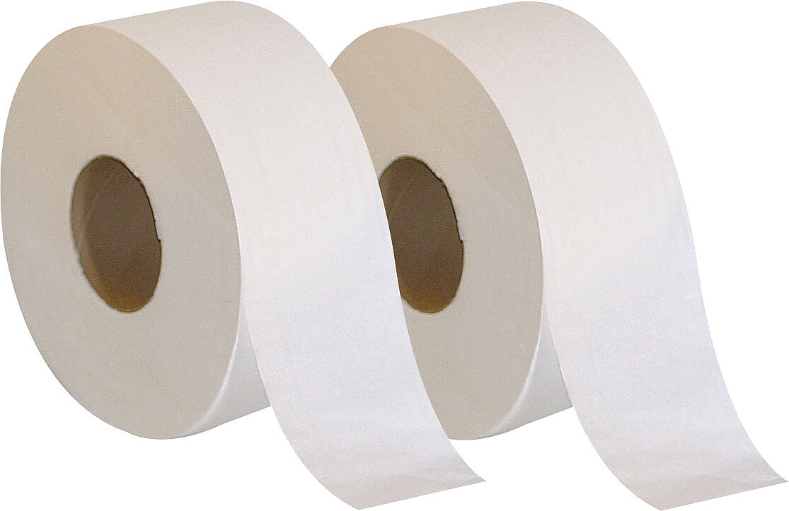Coastwide Professional Jumbo Toilet Paper, Heavy 1-ply, White, 1000 ft./Roll, 12 Rolls/Carton (CW26215)
