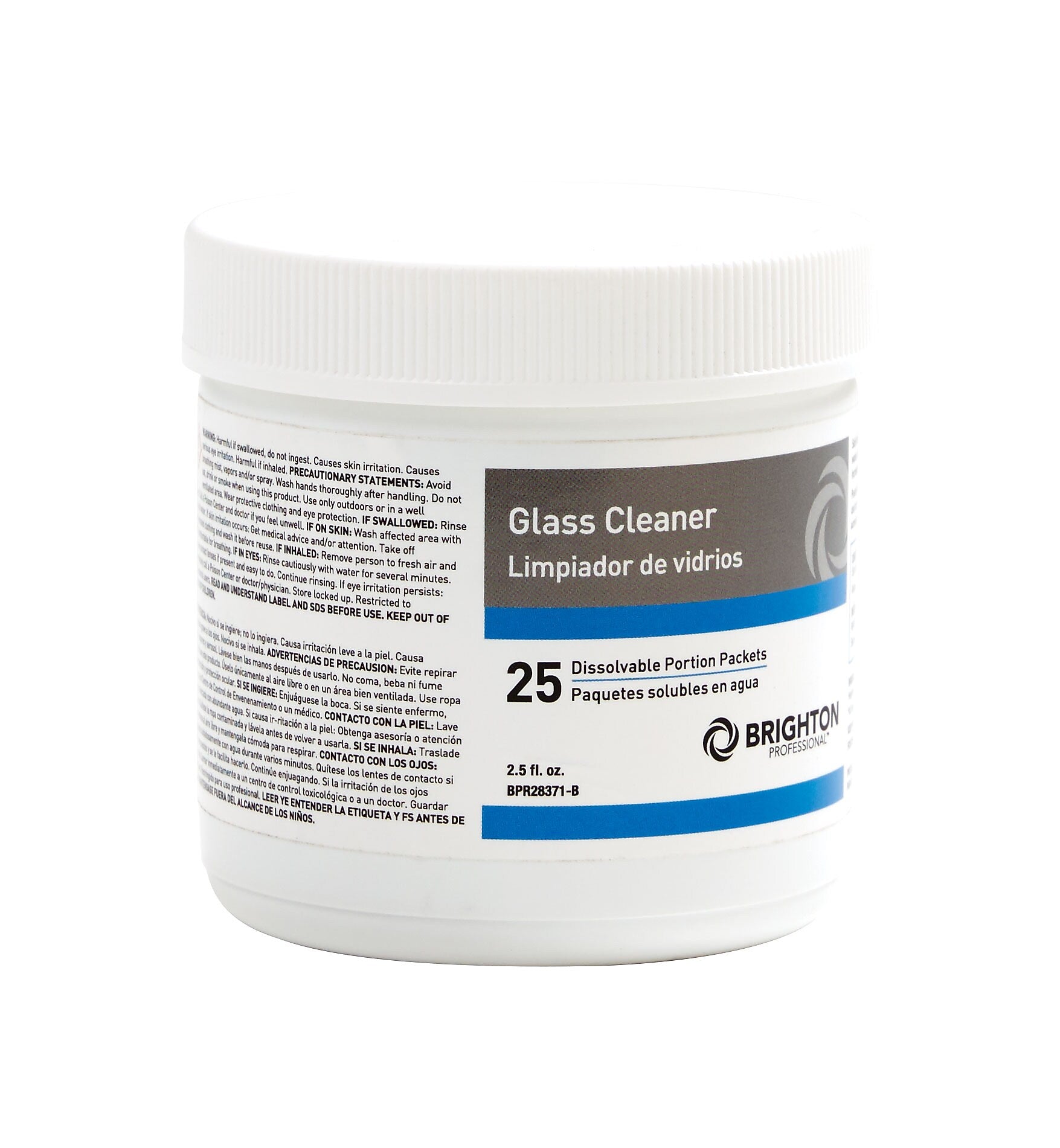 Brighton Professional Dissolvable Portion Packets - Glass Cleaner, 25/Pk (BPR28371-B)