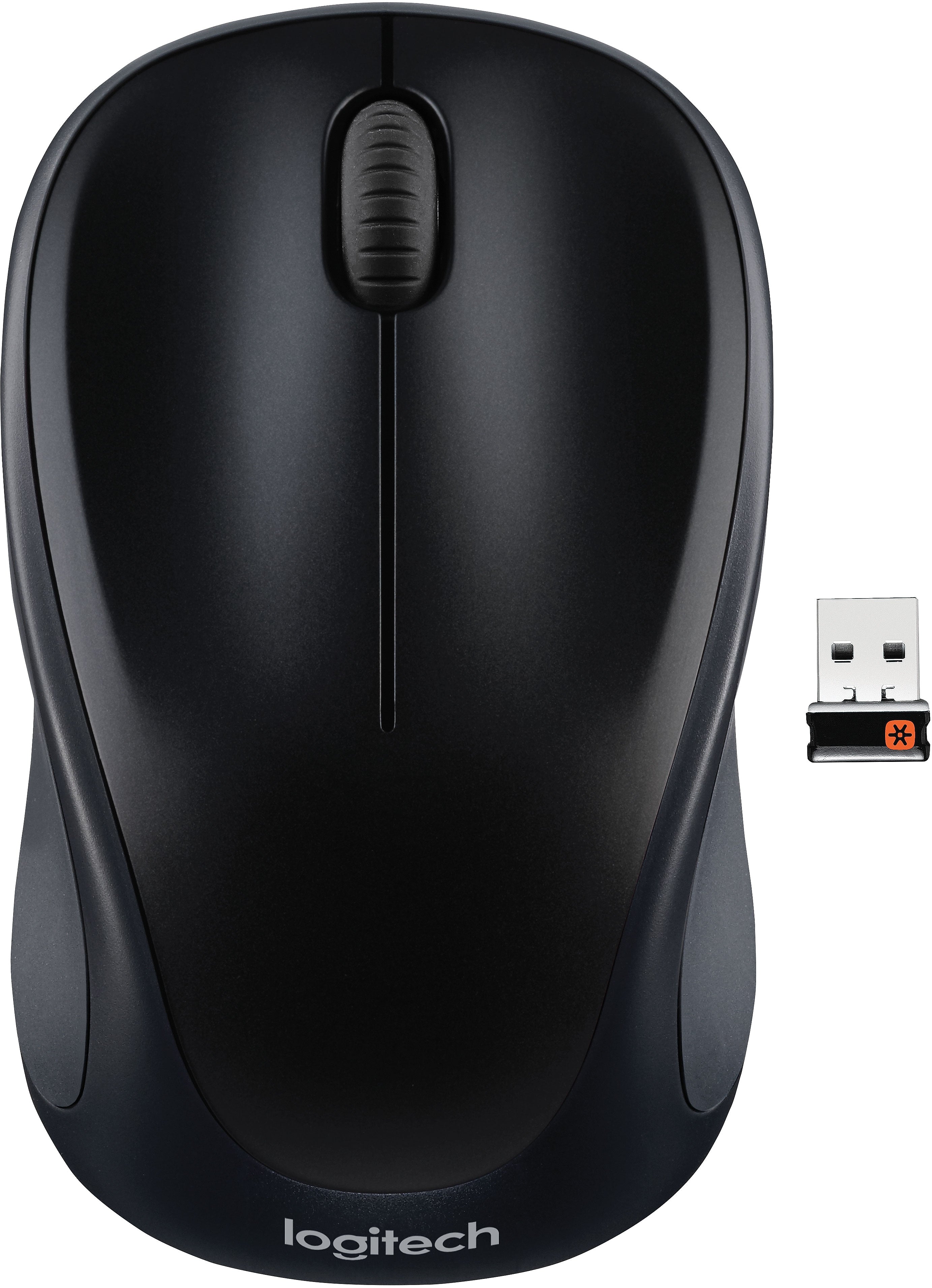 Logitech M317 Compact Wireless Optical USB Mouse, Black (910-003416)