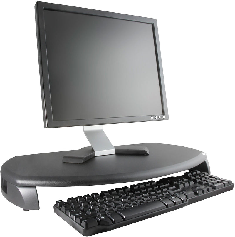 Kantek Monitor Stand, Up to 21" Monitor, Black (MS280B)