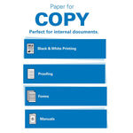 Hammermill Fore MP Colors Color Copy Paper, 20 lbs., 8.5" x 11", Gray, 500/Ream (102889)