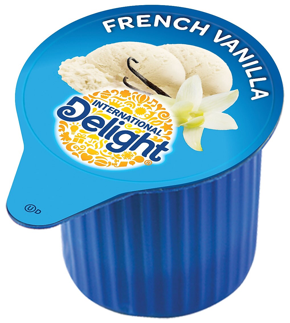 International Delight French Vanilla Dairy Free Liquid Creamer, 0.44 oz., 24/Box (WWI100681)