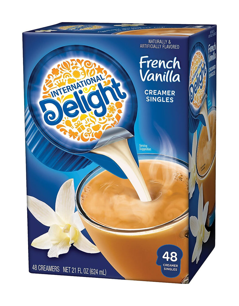 International Delight French Vanilla Liquid Creamer, 0.44 oz., 48/Box (WWI02282)