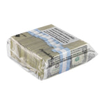 Currency Bag, Black Print, 1,000 Note (10 Strap), 9.375” x 8” x 3” Bottom Gusset, 250/Pk