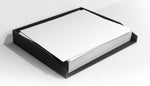 TRU RED™ Side Load Stackable Plastic Letter Trays, Black, 2/Pack (TR55289)