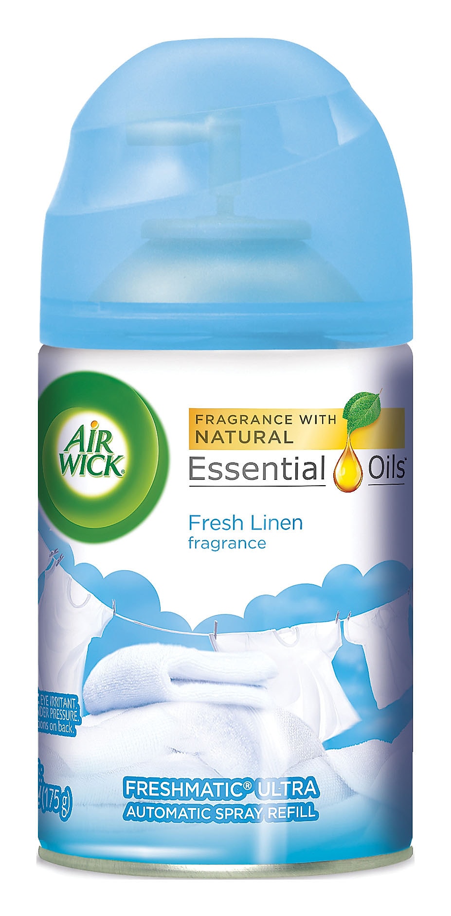 Air Wick Freshmatic Ultra Automatic Aerosol Air System Refill, Essential Oils Fresh Linen (6233882314)