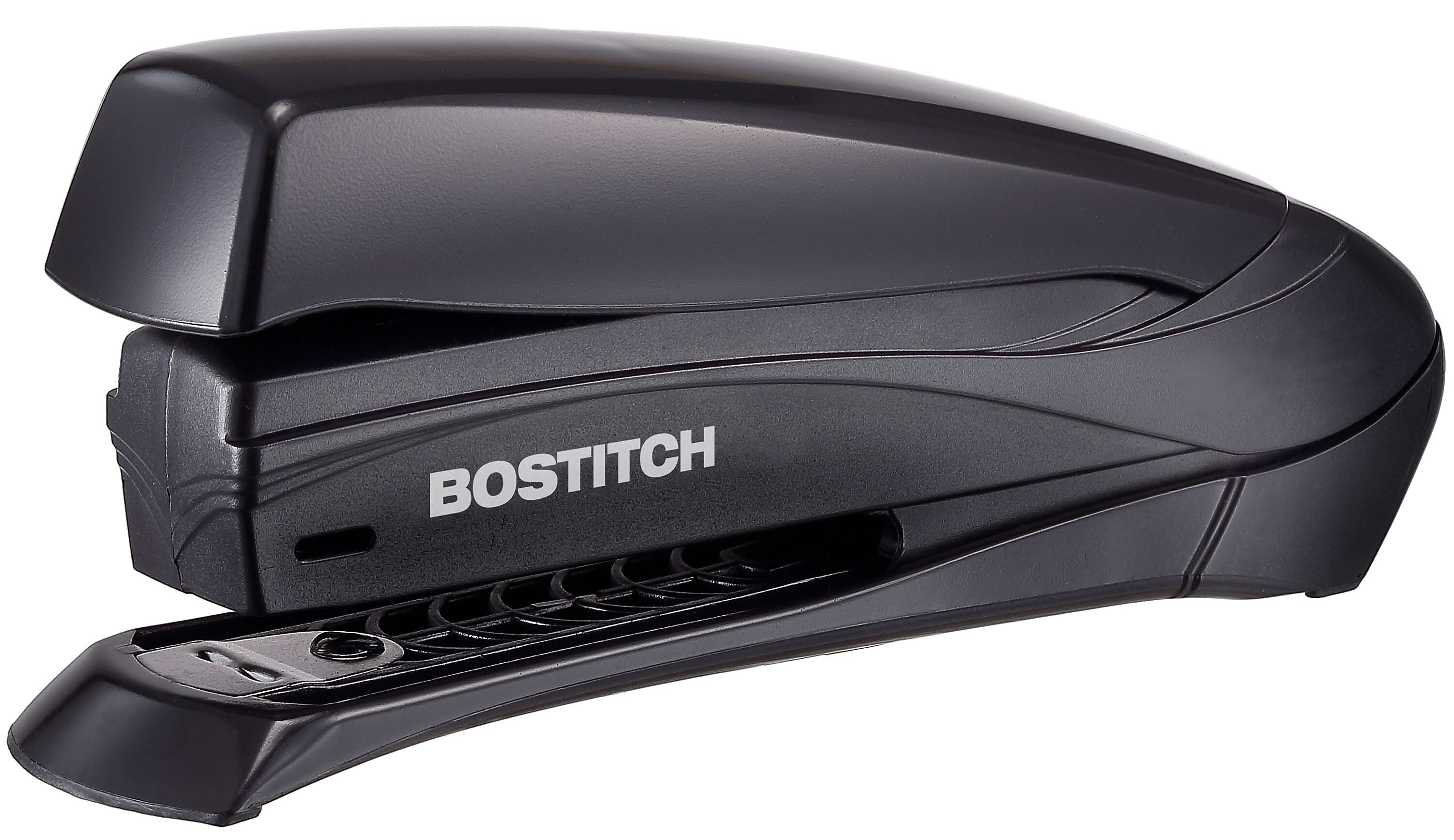 Bostitch Inspire™ Spring-Powered Desktop Stapler, 20-Sheet Capacity, Black