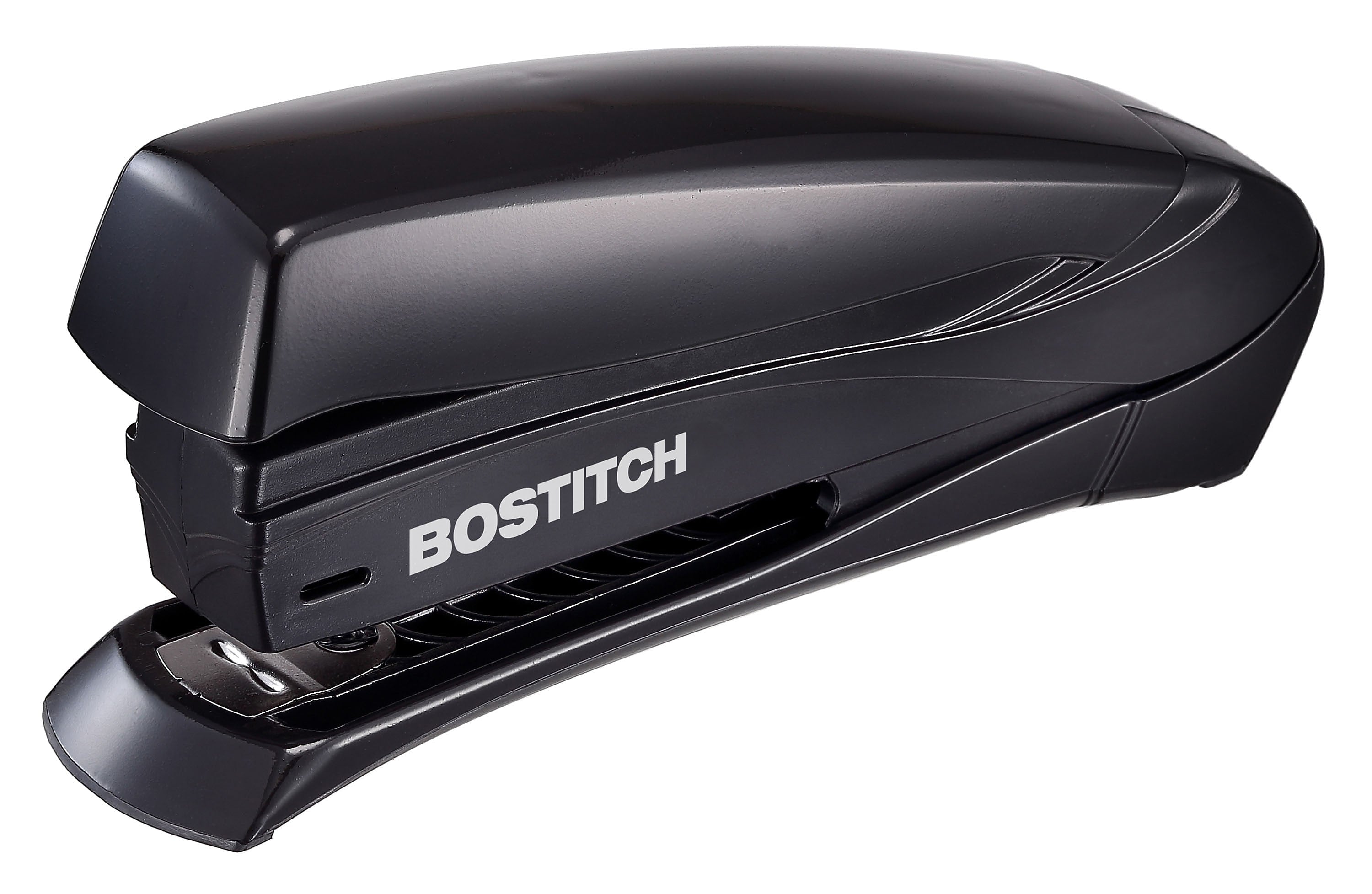 Bostitch Inspire™ Spring-Powered Desktop Stapler, 20-Sheet Capacity, Black