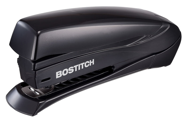 Bostitch Inspire™ Spring-Powered Desktop Stapler, 20-Sheet Capacity, Black