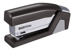 Bostitch InJoy™ Spring-Powered Compact Stapler, 20-Sheet, Half-Strip Capacity, Gray/Black (1510)