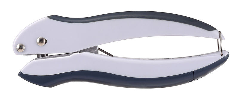 Bostitch EZ Squeeze One-Hole Punch, 10 Sheet Capacity, Gray/Black (ACI2402)