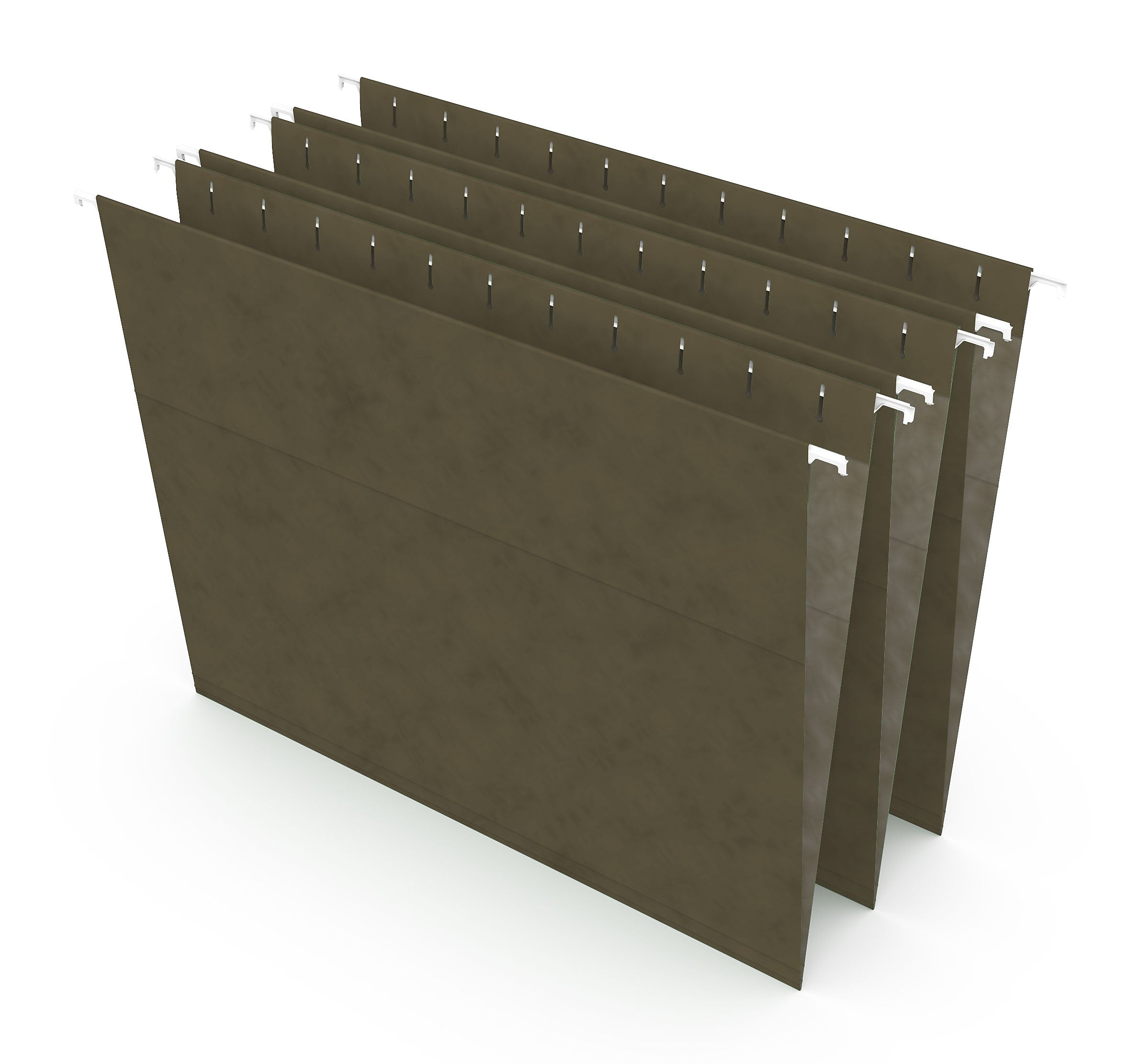 Staples® 100% Recycled Hanging File Folders, Straight Cut, Letter Size, Standard Green, 25/Box (ST521229/521229)