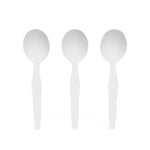 Perk™ Polystyrene Soup Spoon, Heavy-Weight, White, 1000/Carton (PK56404CT)