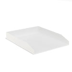 TRU RED™ Front Load Stackable Plastic Letter Tray, White (TR55255)