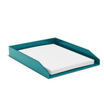 TRU RED™ Front Load Stackable Plastic Letter Tray, Teal (TR55258)