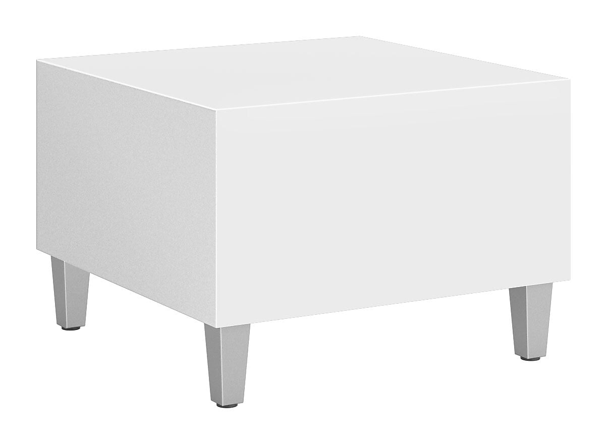 Union & Scale™ 24" Square Laminate Cube Table, White Laminate (UN57448)