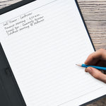 Personalized Engraved Portfolio, Black, Center, 12"x9.5", Qty 1