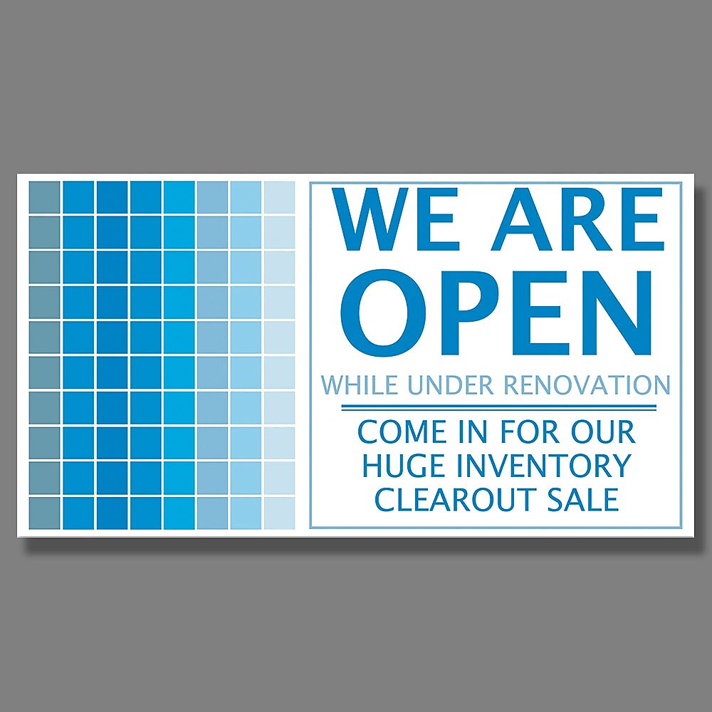 Custom Full Color Indoor Banner, 2' x 3', Qty 1