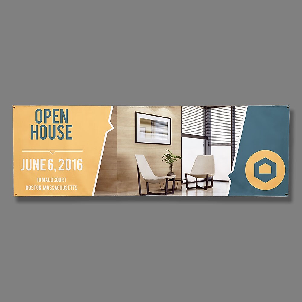 Custom Full Color Durable Vinyl Banner, 15 oz., 2' x 6', Qty 1