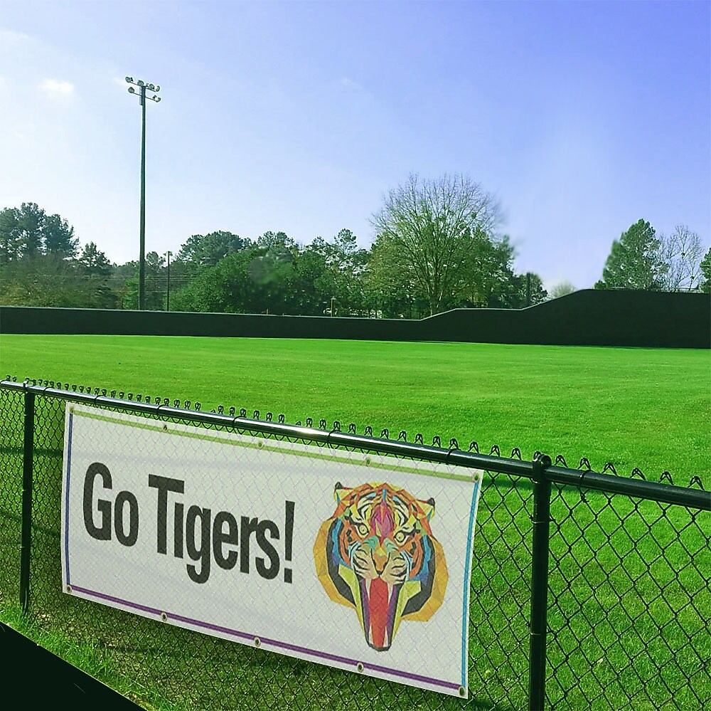 Full Color Outdoor Mesh Banner, 9 oz., 34" x 96", Qty 1