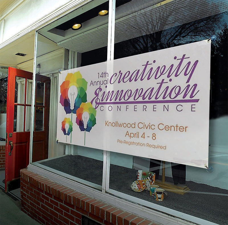 Full Color Outdoor Mesh Banner, 9 oz., 2' x 4', Qty 1