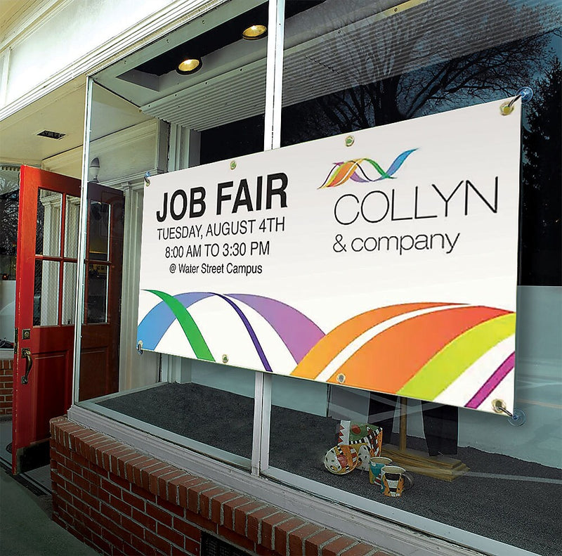 Custom Full Color Durable Vinyl Banner, 13 oz., 36" x 72"