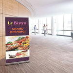 Replacement Indoor Banner for Retractable Stand, 32"X79", Qty 1