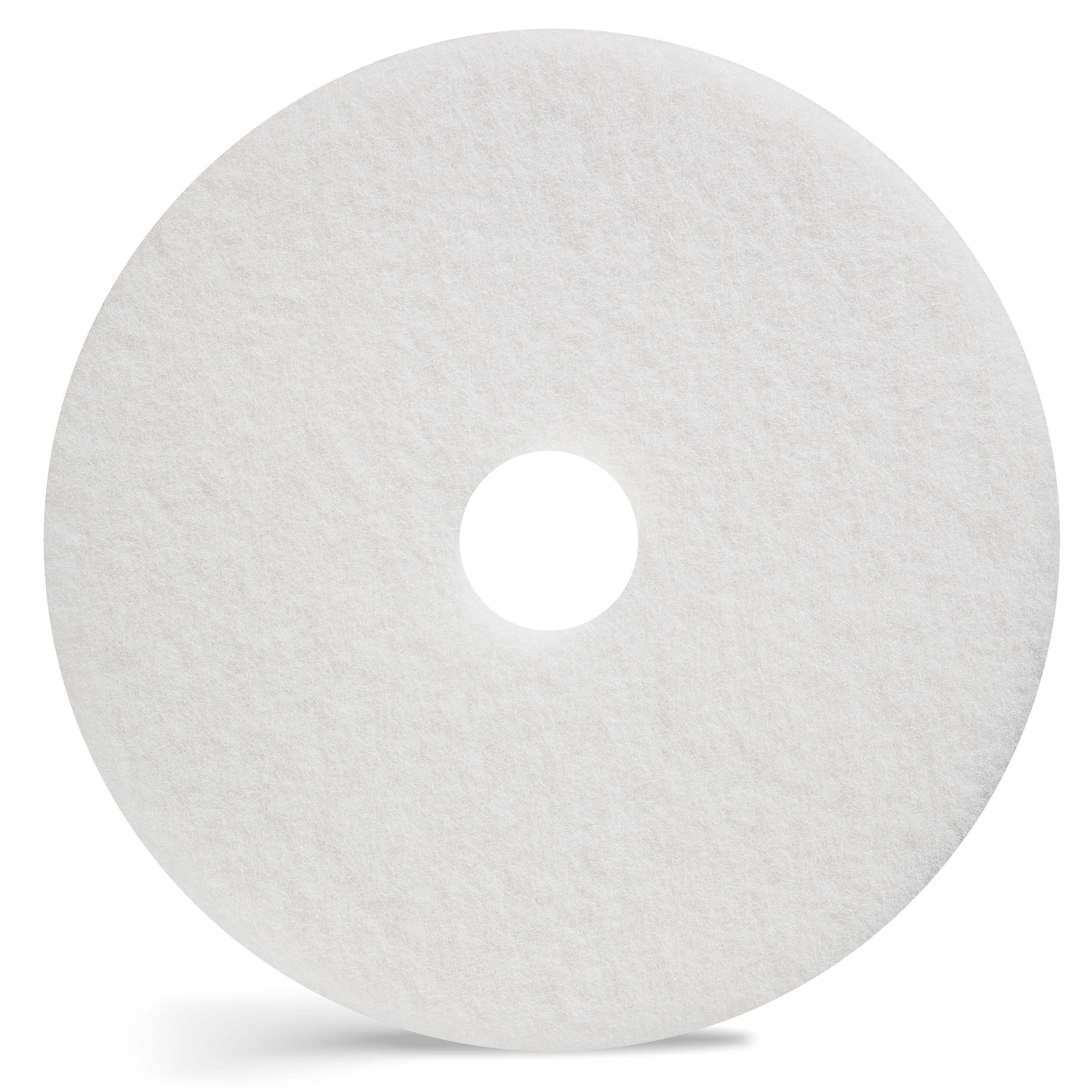 Coastwide Professional™ 20" Polishing Floor Pad, White, 5/Carton (CW22986)