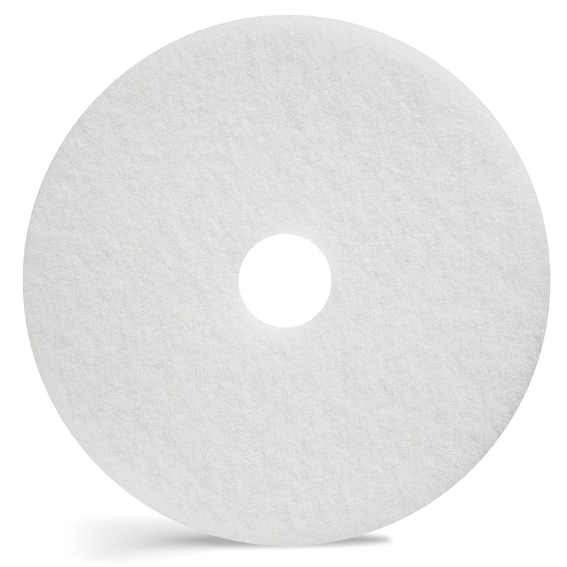 Coastwide Professional™ 20" Polishing Floor Pad, White, 5/Carton (CW22986)