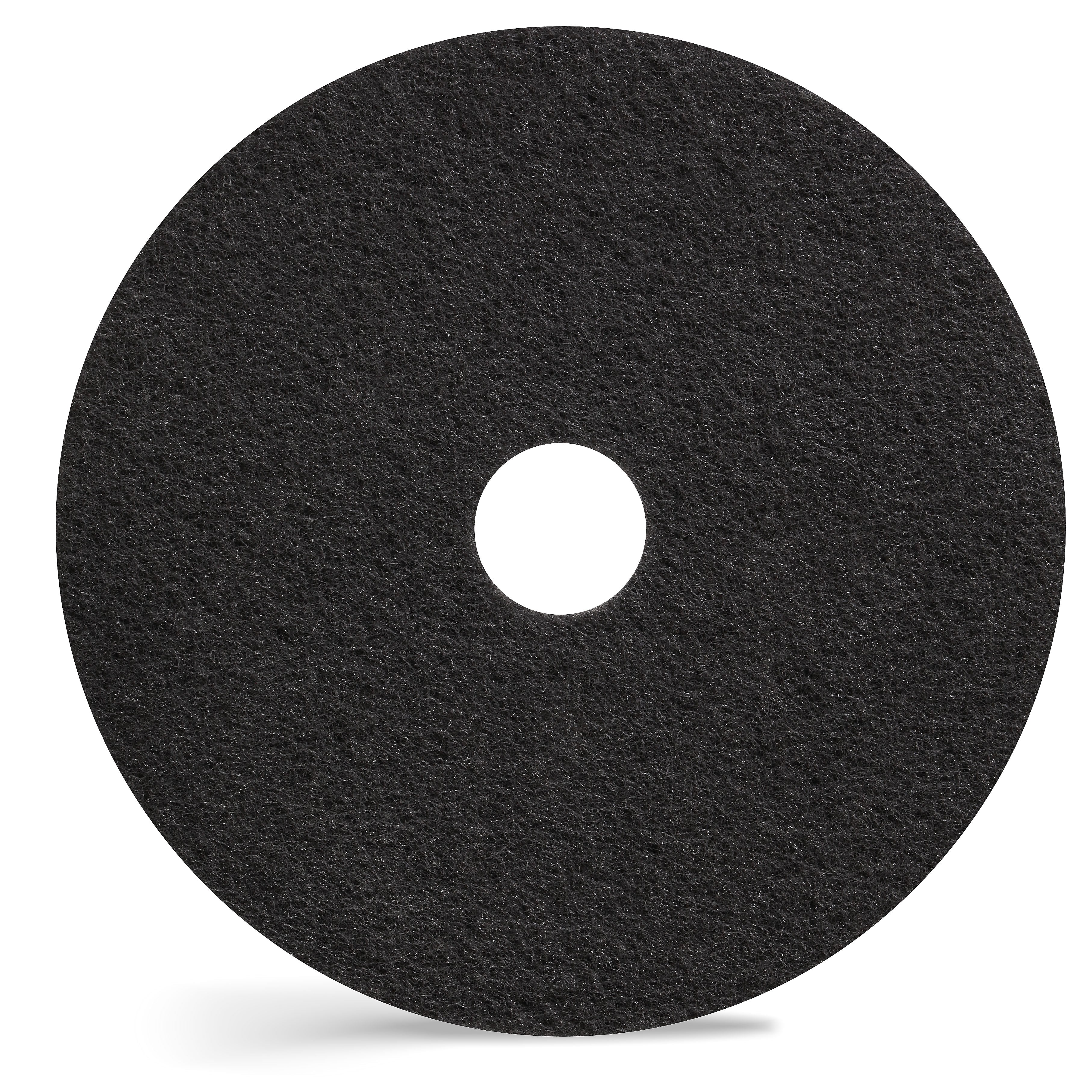 Coastwide Professional™ 20" Stripper Floor Pad, Black, 5/Carton (CW22979)