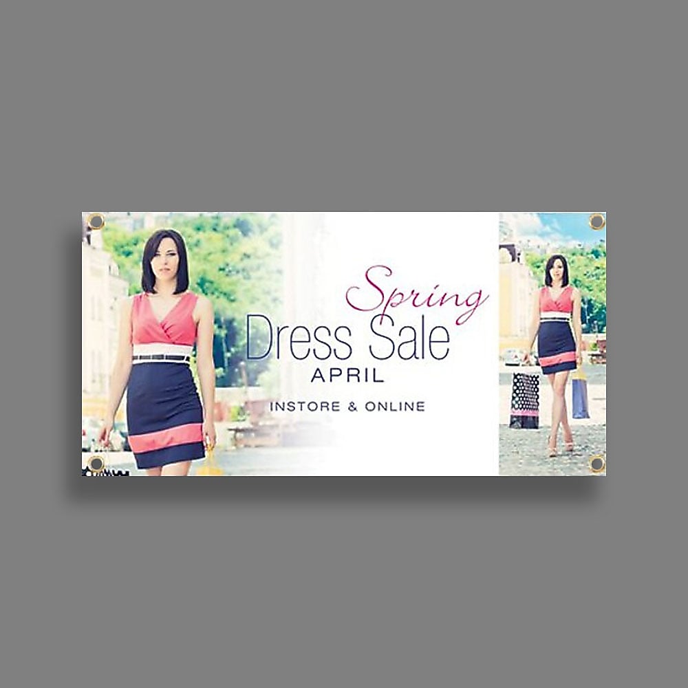 Custom Full Color Indoor Banner, 2' x 4', Qty 1