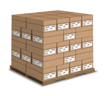 Staples 30% Recycled Copy Colored Paper, 20 lbs., 8.5" x 11", Canary, 600,000 Sheets/Pallet (CANPALLET8.5X11)