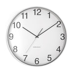 Union & Scale™ Essentials Wall Clock, Aluminum, 12" (UN57796)