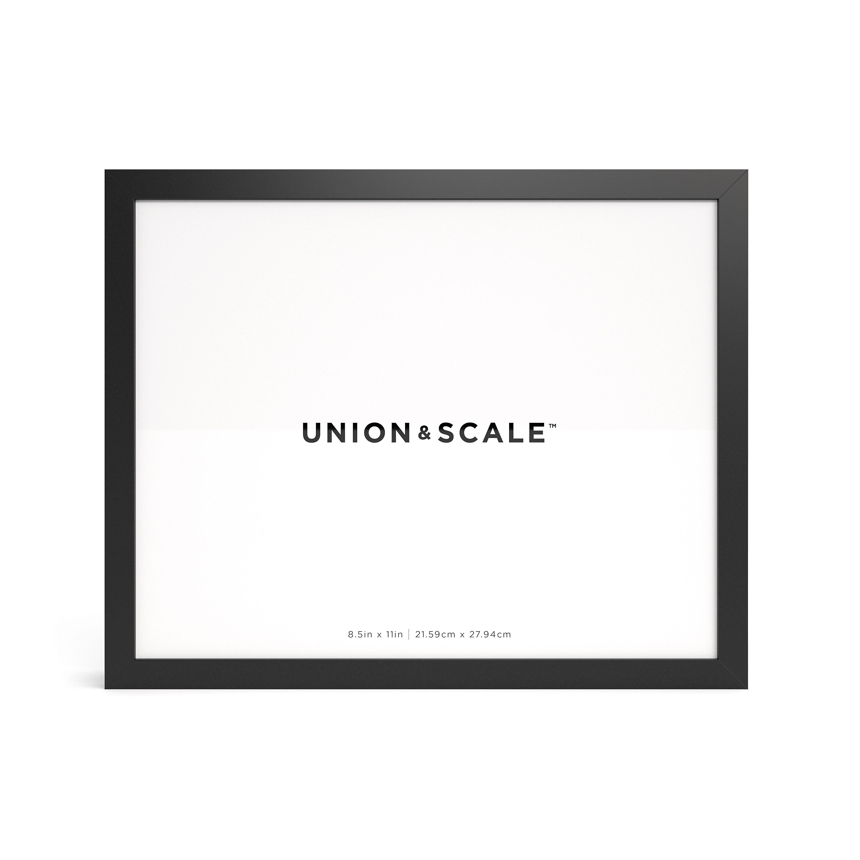 Union & Scale™ Essentials Wood Document Frame, Black (UN58039)