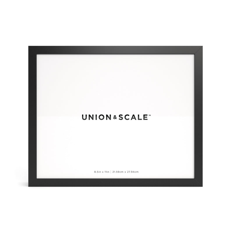 Union & Scale™ Essentials Wood Document Frame, Black (UN58039)