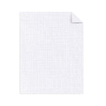 Southworth Linen Resume 100% Recycled 8.5" x 11" Multipurpose Paper, 32 Lbs., 100 Brightness, Light Blue (RD18BCFLN)