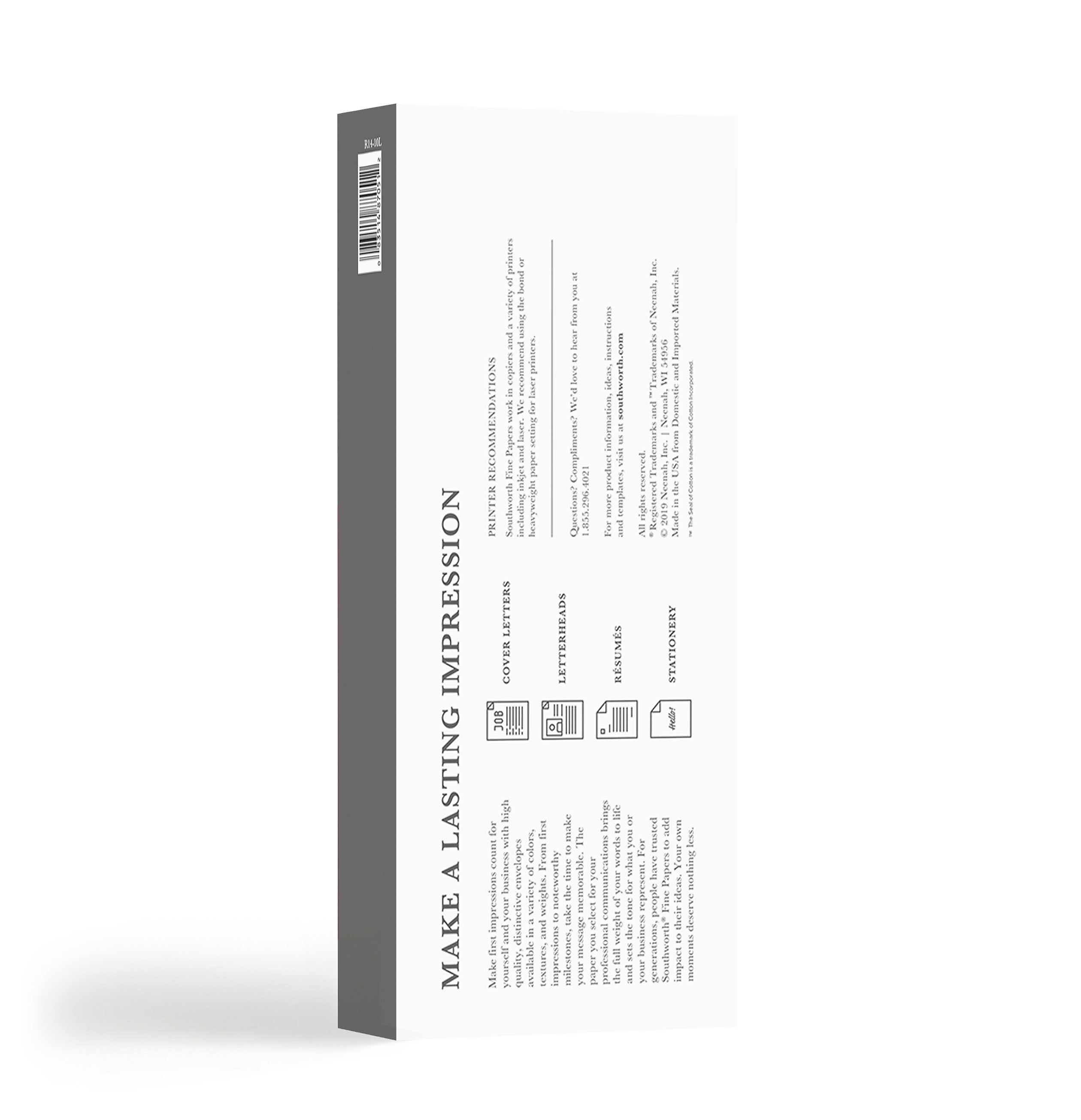 Southworth Cotton #10 Inter-Departmental Envelope 4 1/8" x 9 1/2", White, 50/Pack (R14-10L)
