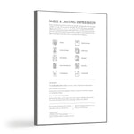 Southworth Resume Paper, 8.5" x 11", 24 lb., Wove-Finish, White, 100 Sheets/Box (R14CF)
