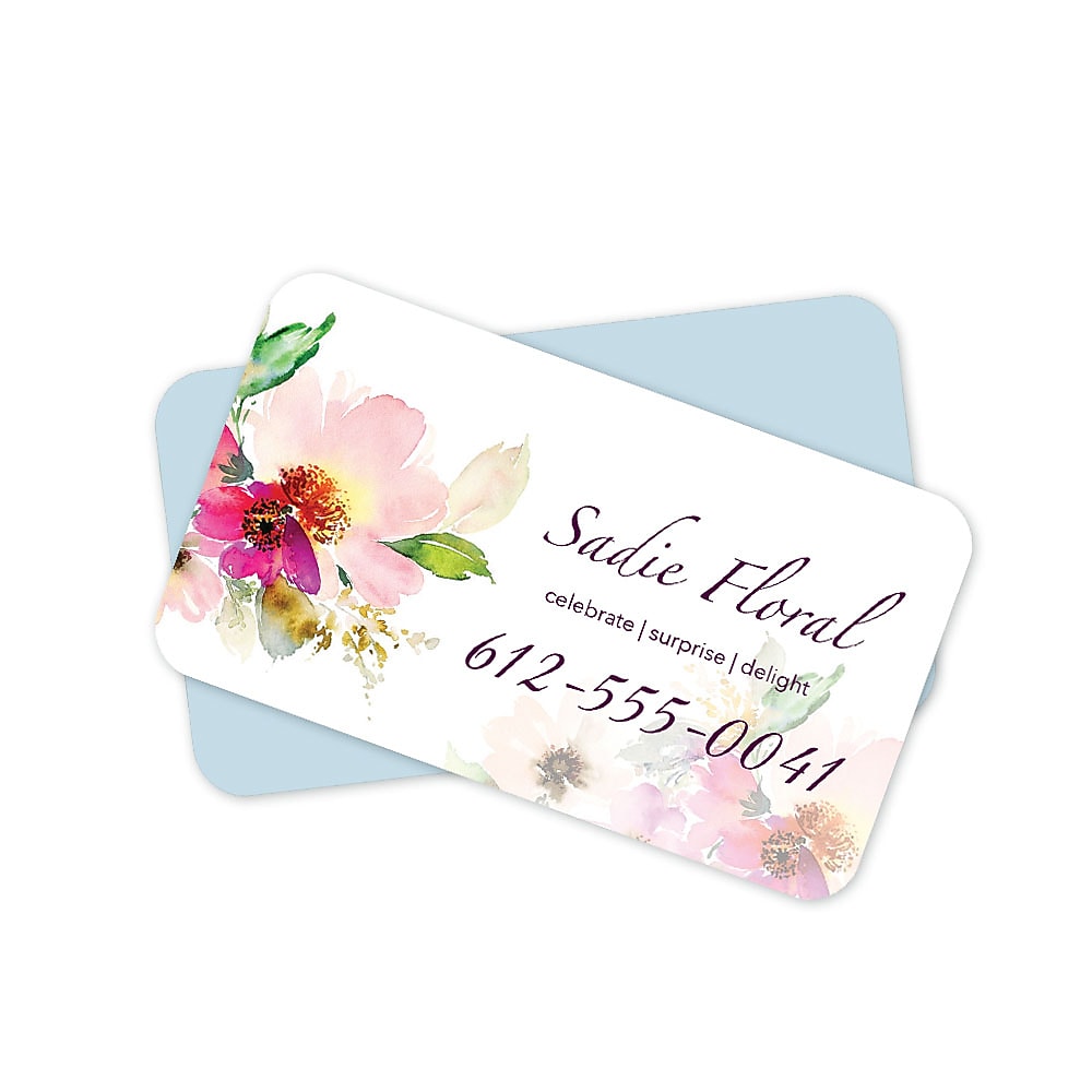 Magnetic Business Cards, Rounded Corners